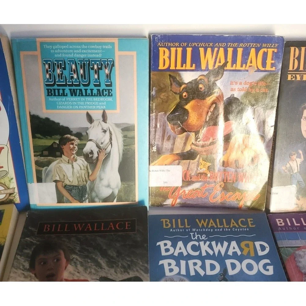 Bill Wallace Childrens Chapter Book Lot 17 Books Youth Homeschool Teacher PB